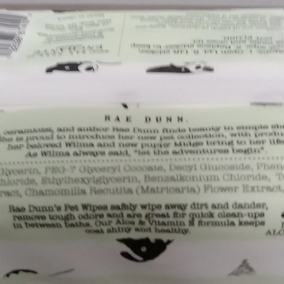 Rae Dunn WIPE. Pet Wipes - Picture 4 of 4